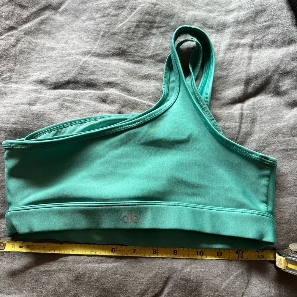 ALO Yoga Teal Sports Bra - Picture 3 of 5
